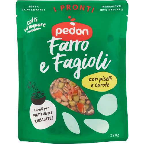 ÉPEAUTRE & HARICOT AVEC PETITS POIS & CAROTTES